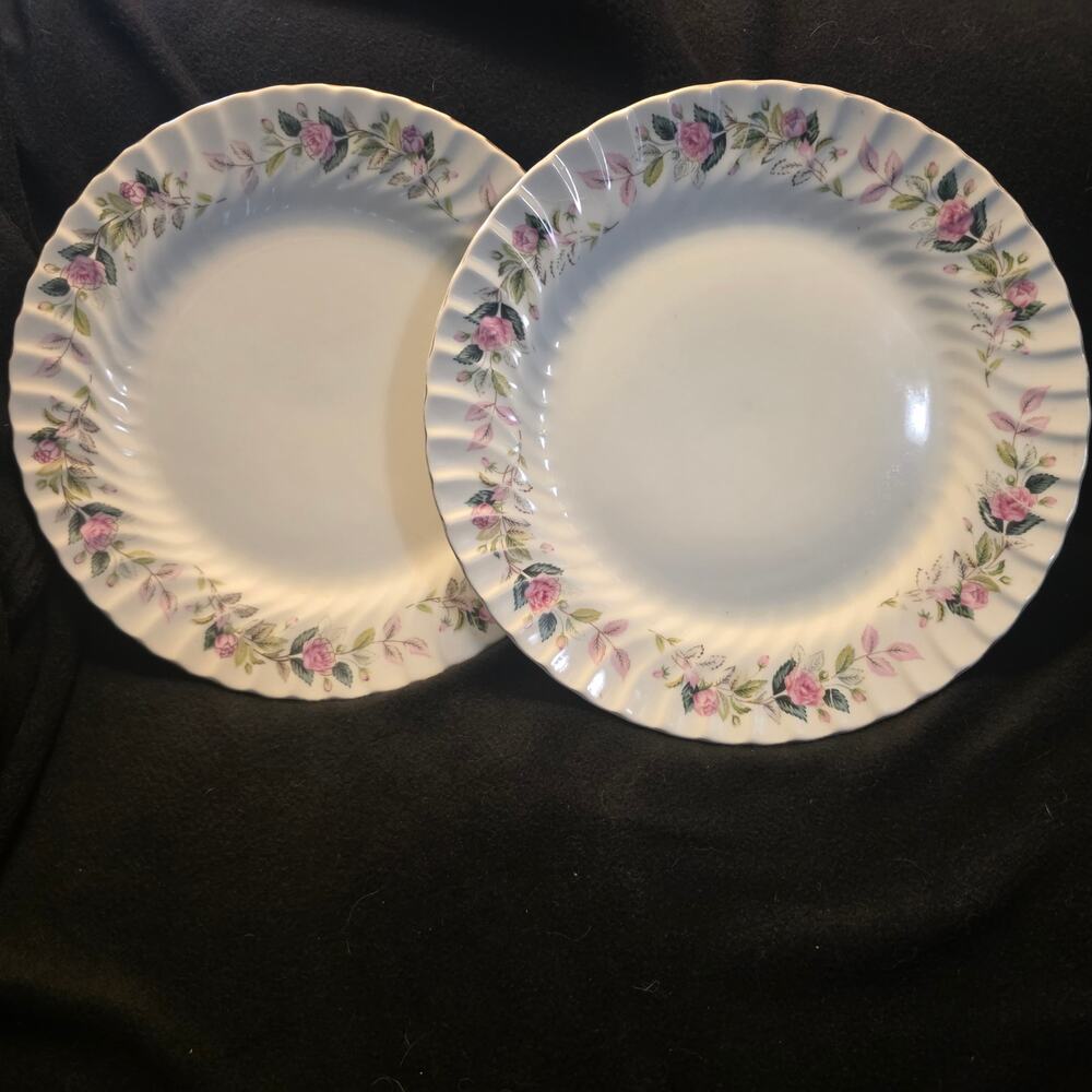 2Creative Fine China Regency Rose Pattern 2345 Dinner Plates 10-1/4" Replacement